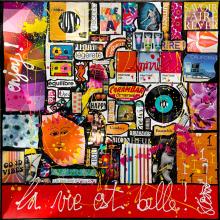 Tableau La vie est belle ! : Artiste peintre Sophie Costa